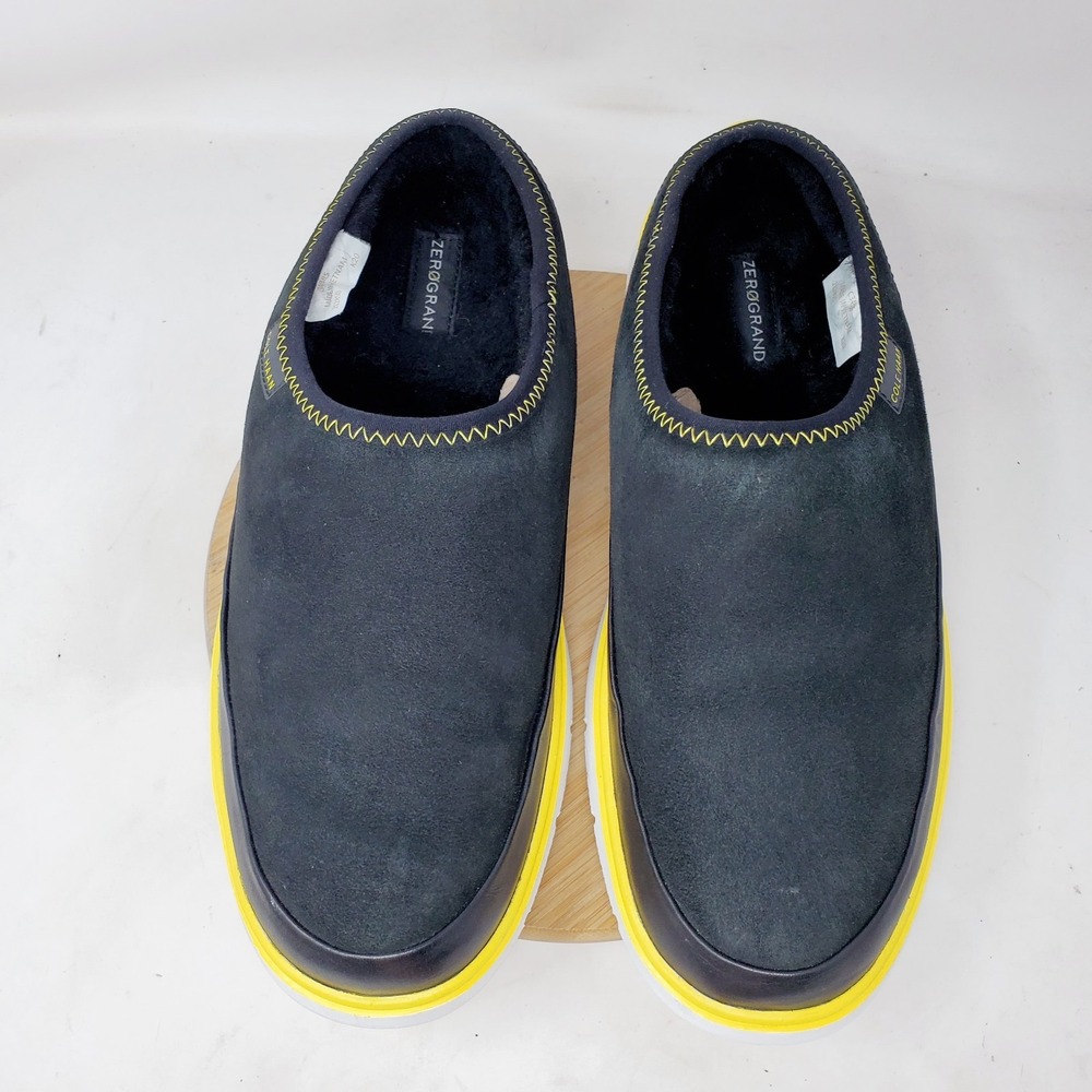 Cole Haan Generation Dweller Shoes Mens 10 Black Slip On Comfort Slipper Sneaker - Picture 4 of 13